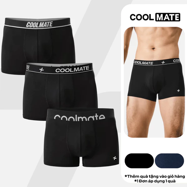[MUA 3 TẶNG 1]Combo 3 quần lót nam siêu thoáng khí Trunk Air Max Mesh thấm hút, nhanh khô Coolmate