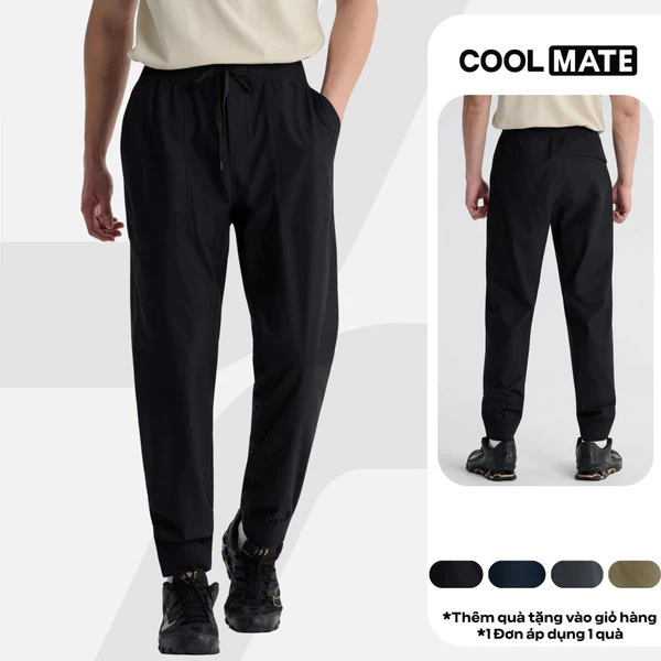 [TẶNG TẤT COTTON]Quần Jogger ECC Warp Knitting co giãn thoáng khí, quần đi làm đi chơi dạo phố Coolmate