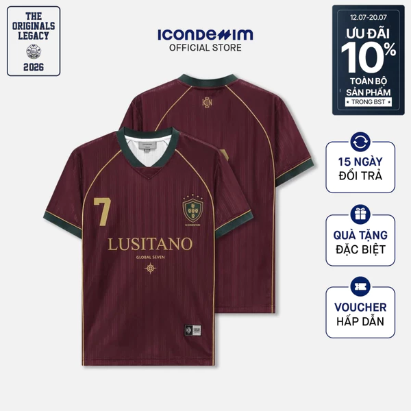 Áo Thun Nam ICONDENIM Lusitano Legend Form Regular ATID0792