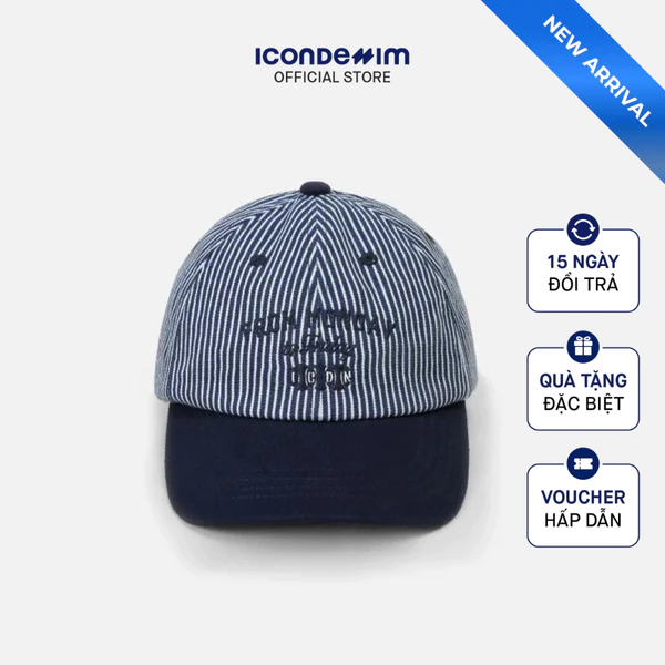 Nón Lưỡi Trai Nam ICONDENIM Urban Pinstripe NOID0085