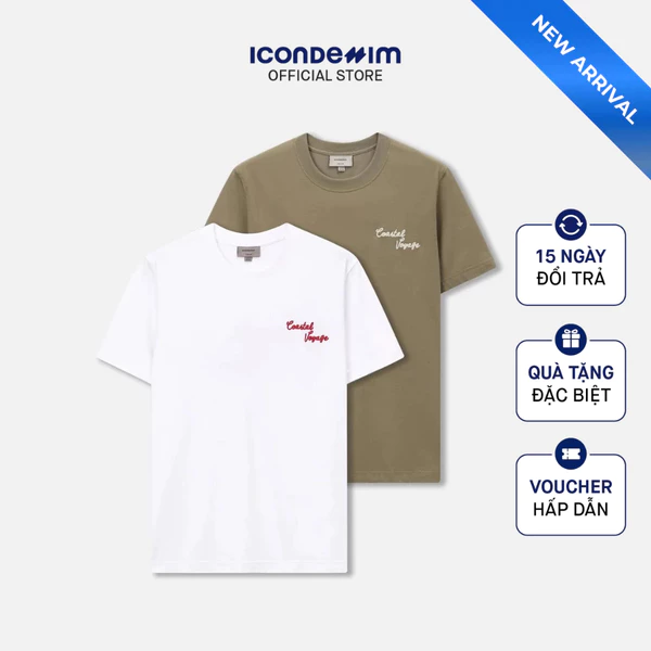 Áo Thun Nam ICONDENIM Coastal Voyage Form Regular ATID0742