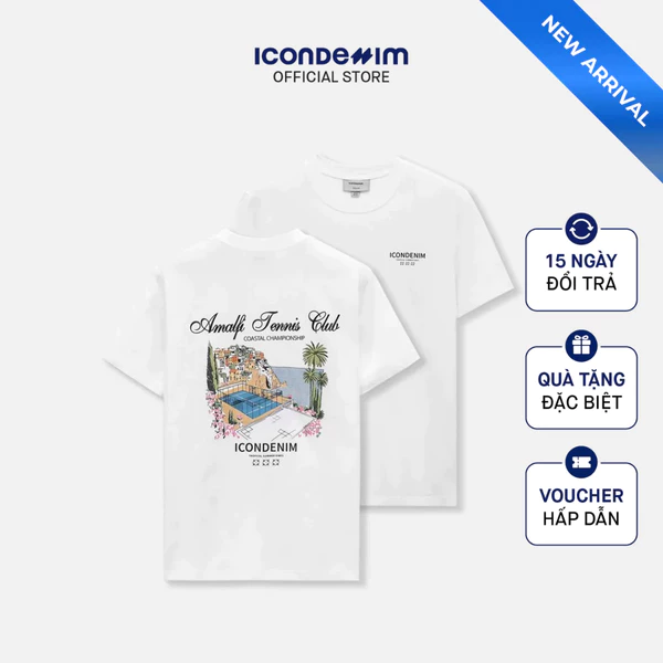 Áo Thun Nam ICONDENIM Coastal Championship Form Regular ATID0775