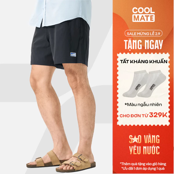 [TẶNG TẤT ĐƠN 329K]Quần short nam Travel shorts 7inch mềm mại, thoáng khí, quần đùi dạo phố, du lịch Coolmate