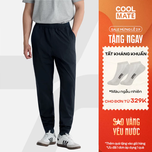 [TẶNG TẤT ĐƠN 329K]Quần Jogger thể thao Nam Excool co giãn thấm hút tốt, nhanh khô, thoáng khí Coolmate