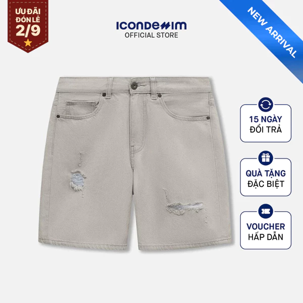 Quần Short Nam ICONDENIM Frontier Form Loose QSID0281