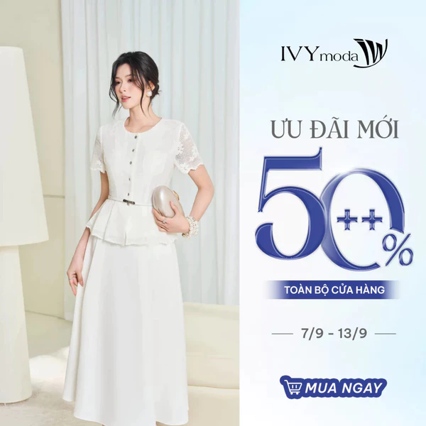 Áo gile ôm cổ V ren hoa, áo gile nữ công sở dạo phố hiện đại IVY moda MS 76B0546