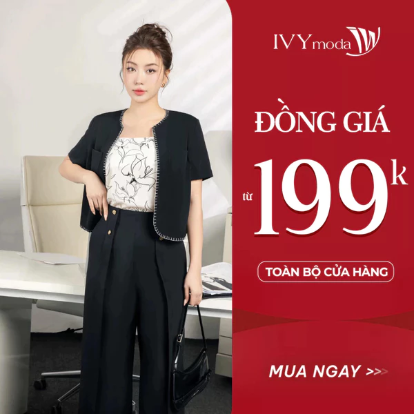 Áo vest Tuysi tay ngắn nữ IVY moda MS 67M8797