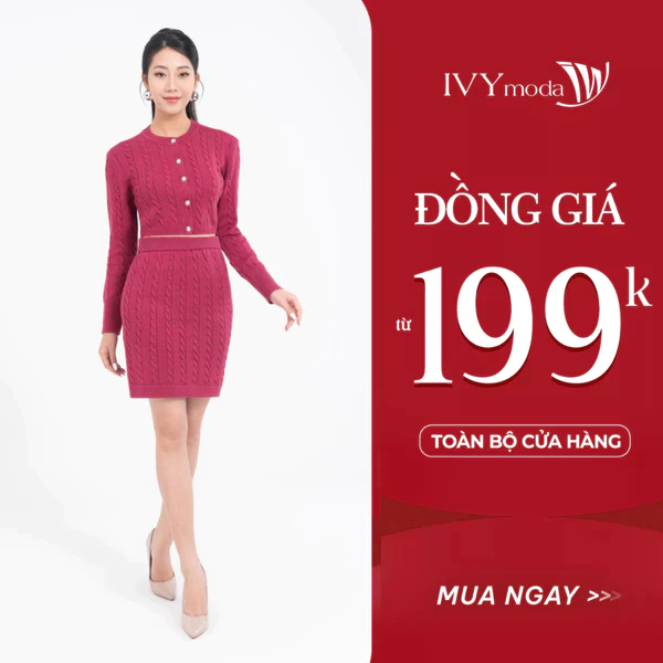 Chân váy mini len lông cừu IVY moda MS 30M7835