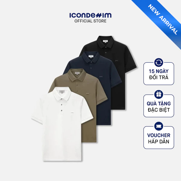 Áo Polo Nam ICONDENIM Monarch Form Regular PLID0316