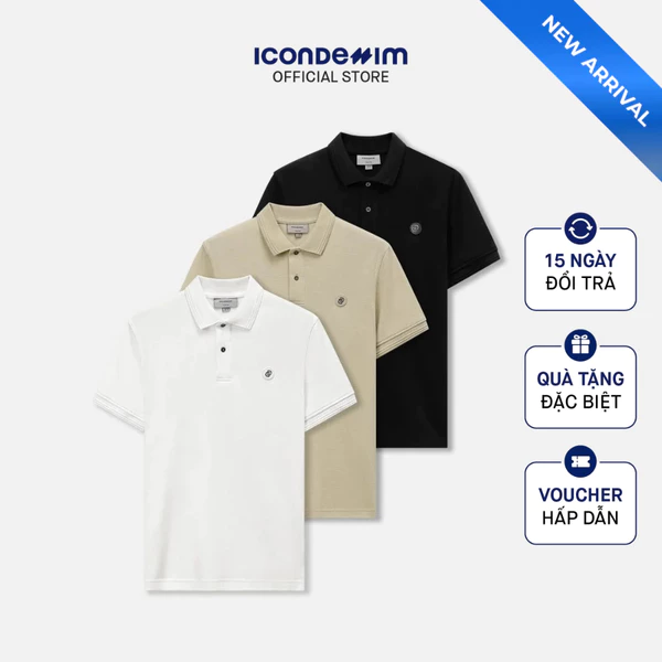 Áo Polo Nam ICONDENIM Vantage Form Regular PLID0312