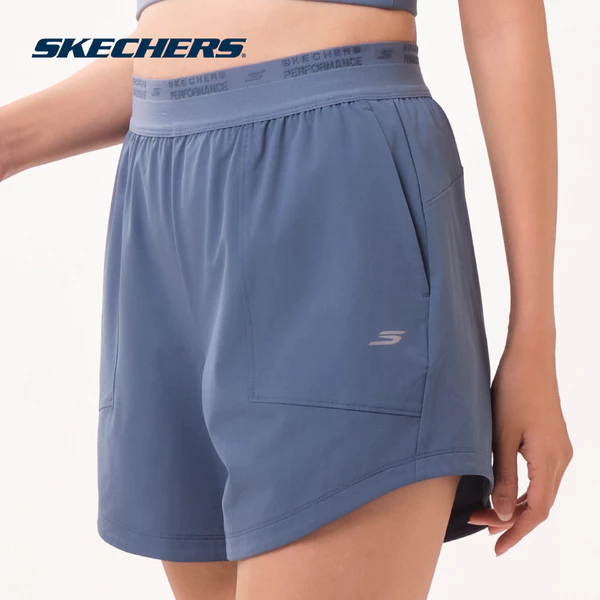 Quần Đùi Thể Thao Nữ Skechers Walking Performance Shorts - SP126W015-02F1