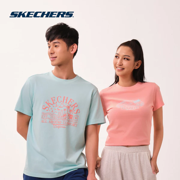 Áo Thun Tay Ngắn Nam Skechers Cali Summer Iconic Short Sleeve Tee - SL126M197-02YD