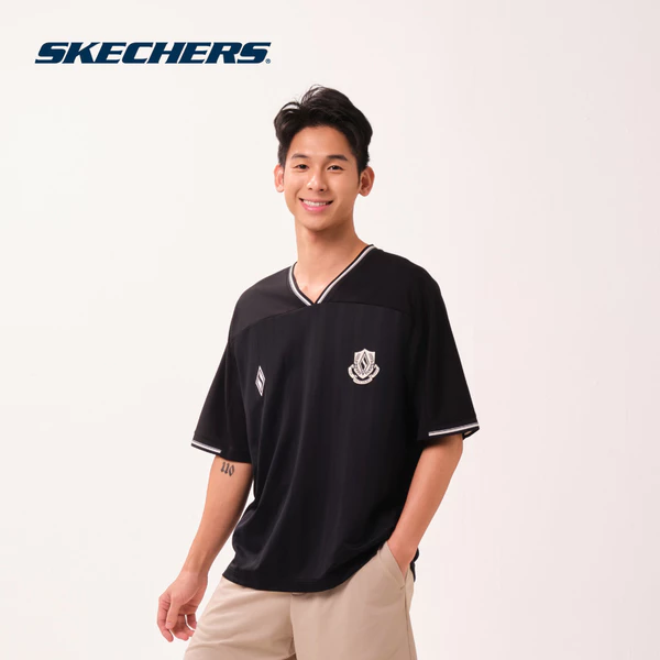 Áo Thun Tay Ngắn Nam Skechers Game On Iconic Short Sleeve Tee - SL126M218-0018