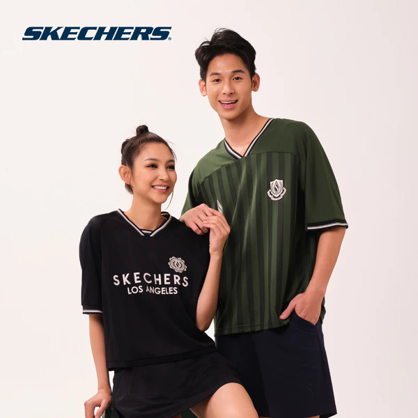Áo Thun Tay Ngắn Nam Skechers Game On Iconic Short Sleeve Tee - SL126M218-03WF