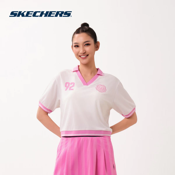 Polo Tee Nữ Skechers Game On Iconic Polo Tee - SL126W145-00QF