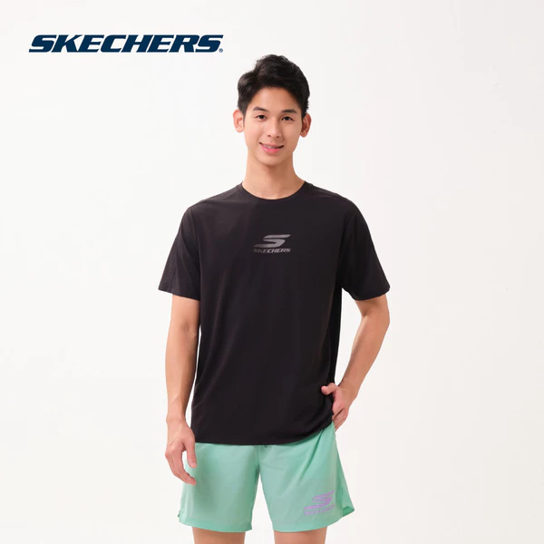Áo Thun Tay Ngắn Nam Skechers Running Performance Short Sleeve Tee - SP126M107-0018
