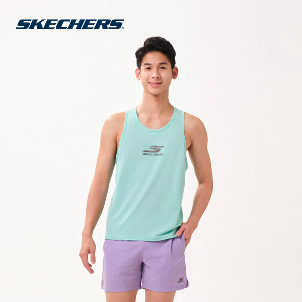 Sports Tank Top Nam Skechers Running Performance Sports Tank Top - SP126M108-013Y