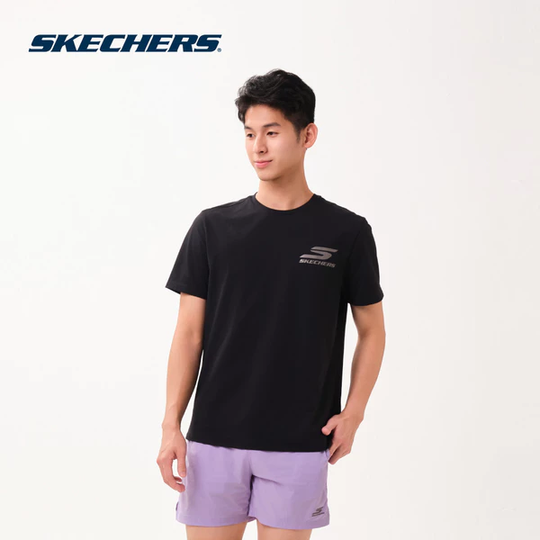 Áo Thun Tay Ngắn Nam Skechers Running Performance Short Sleeve Tee - SP126M110-0018