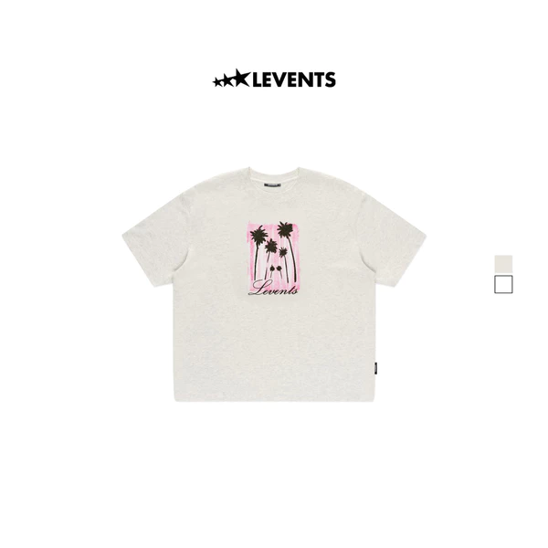 Áo Thun Levents Palm Tree Semi-Oversized Tee 100% Cotton T-shirt