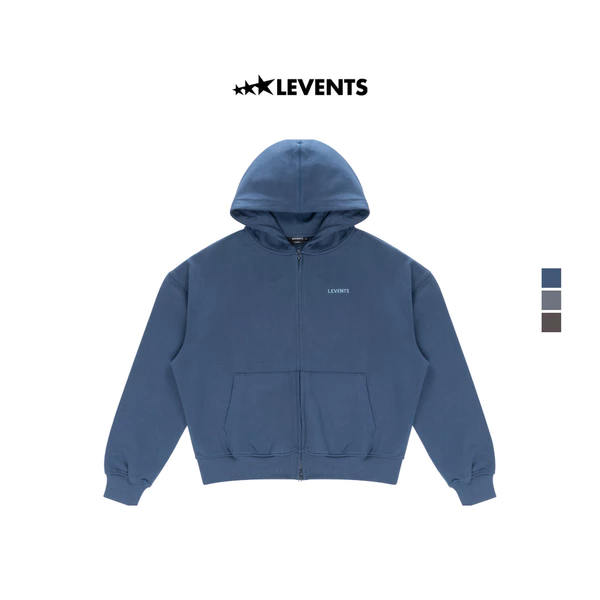Áo Zipper Hoodie Levents Classic Boxy 2.0 Extra Color Nỉ Chân Cua