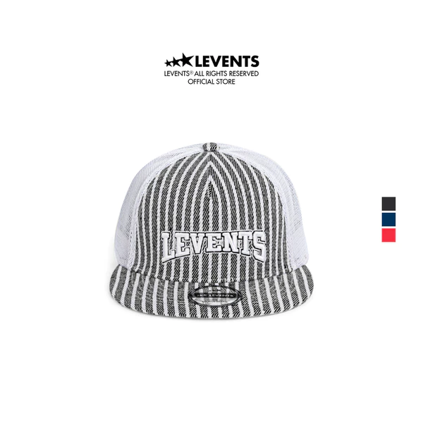 Nón Levents Striped Trucker Hat 50% Poly & 50% Cotton Snapback Cap