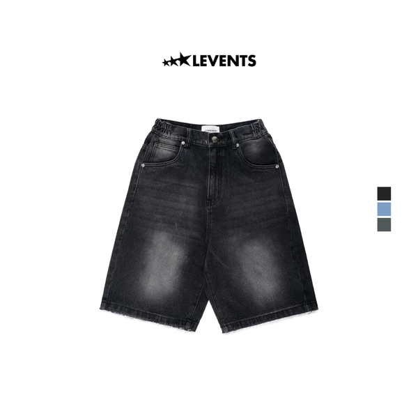 Quần Đùi Jeans Levents Washed Jorts