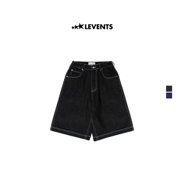 Quần Lửng Jeans Levents Jorts Raw Denim