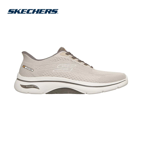 Giày Thể Thao Nam Skechers Slip-Ins GOwalk Arch Fit 2.0 Percy Đi Bộ - 216812-TAN APMA