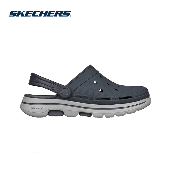 Giày Clog Nam Skechers Foamies GOwalk 5 Key Choice - 243032-CHAR