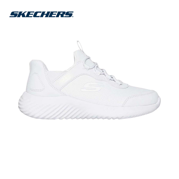 Giày Thể Thao Bé Trai Skechers Slip-ins Bounder Elite-Studiez - 403896L-WHT Air-Cooled Memory Foam