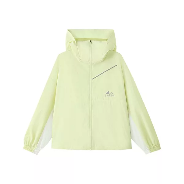 Áo Khoác Có Nón Bé Gái Skechers GO Trail Performance Hooded Jacket - P226G002-03ZQ