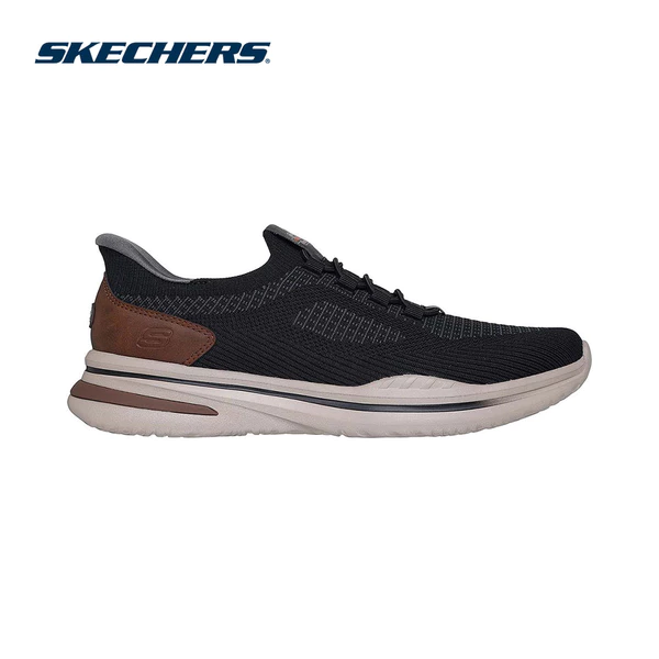 Giày Thể Thao Nam Skechers Slip-Ins USA Street Wear Norlan Alonso Thường Ngày - 211207-BLK Air-Cooled Memory Foam