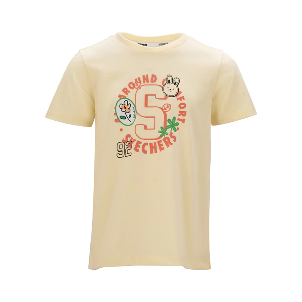 Áo Thun Tay Ngắn Bé Gái Skechers Short Sleeve Tee - SL125G088-0218 Online Sale