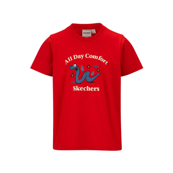 Áo Thun Tay Ngắn Trẻ Em Skechers CNY Short Sleeve Tee - SL125K245-005G Online Sale