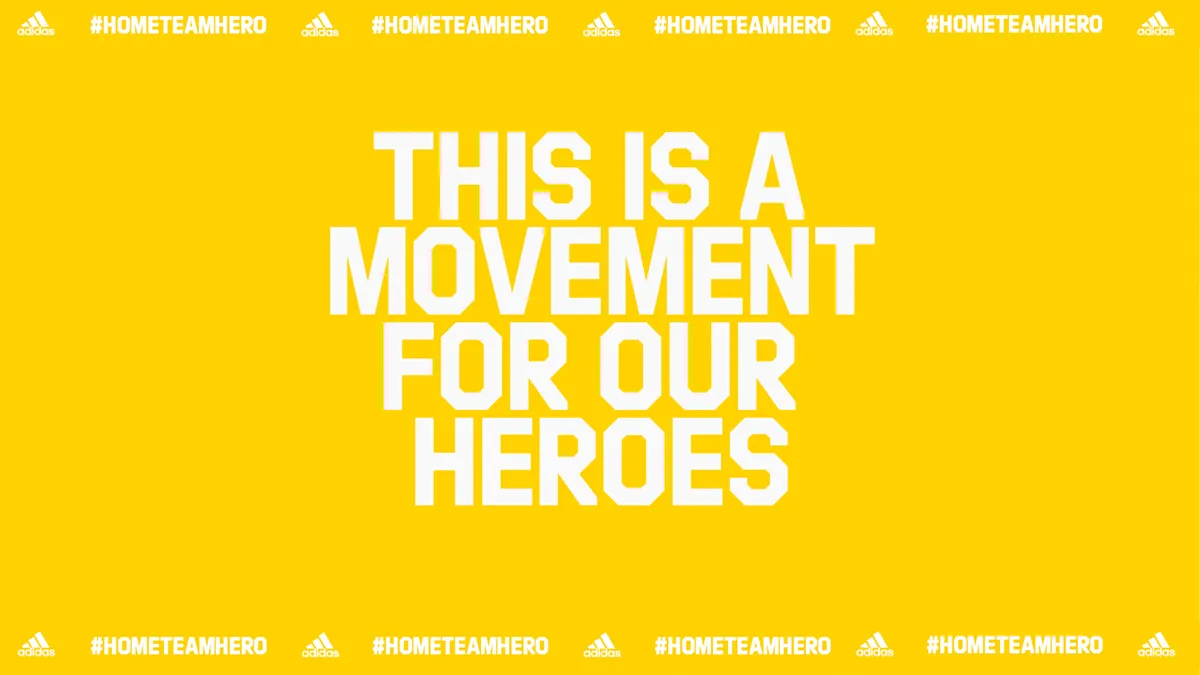 Hưởng ứng gây quỹ cùng adidas qua chiến dịch #HOMETEAMHERO