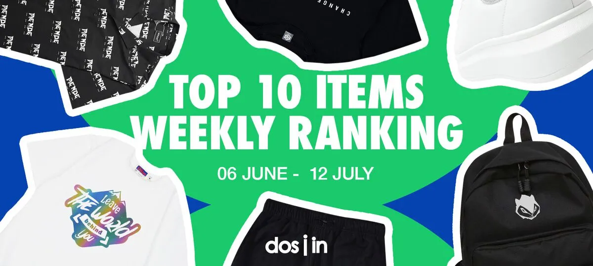 Top 10 Items: Chỉ chưa đến 150K, bạn đã có ngay một item hot nhất tuần qua.