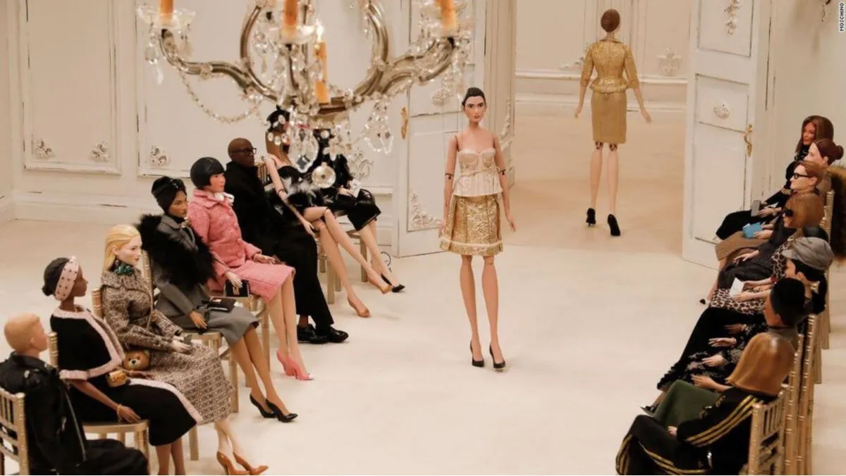 Moschino dùng búp bê thay người mẫu, khách mời