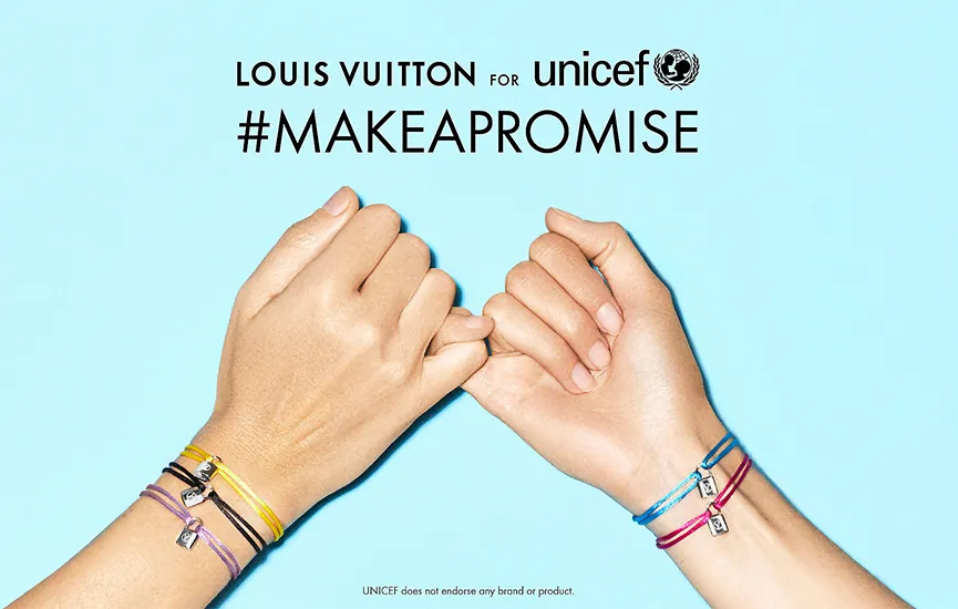Louis Vuitton x Unicef: Vòng tay vì cộng đồng