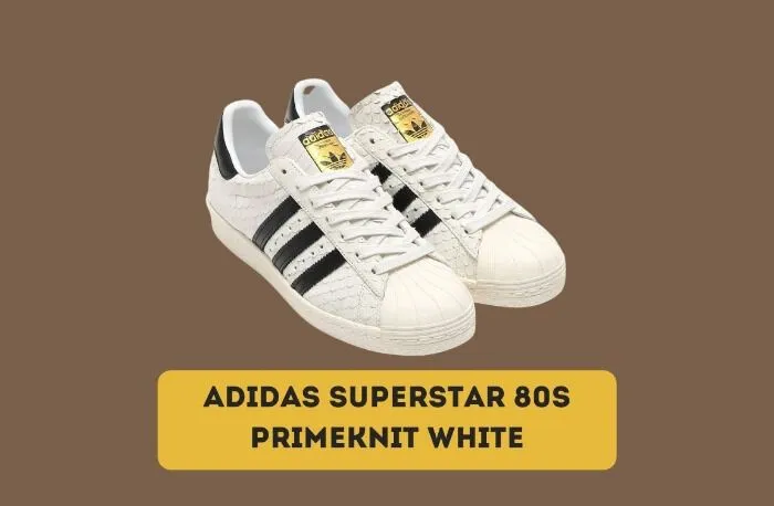 Giày Adidas Superstar 80s Primeknit trắng cho nam