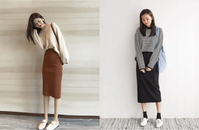 Phong cách kết hợp Sweater vô cùng nữ tính cho những buổi hẹn hò đầy lãng mạn