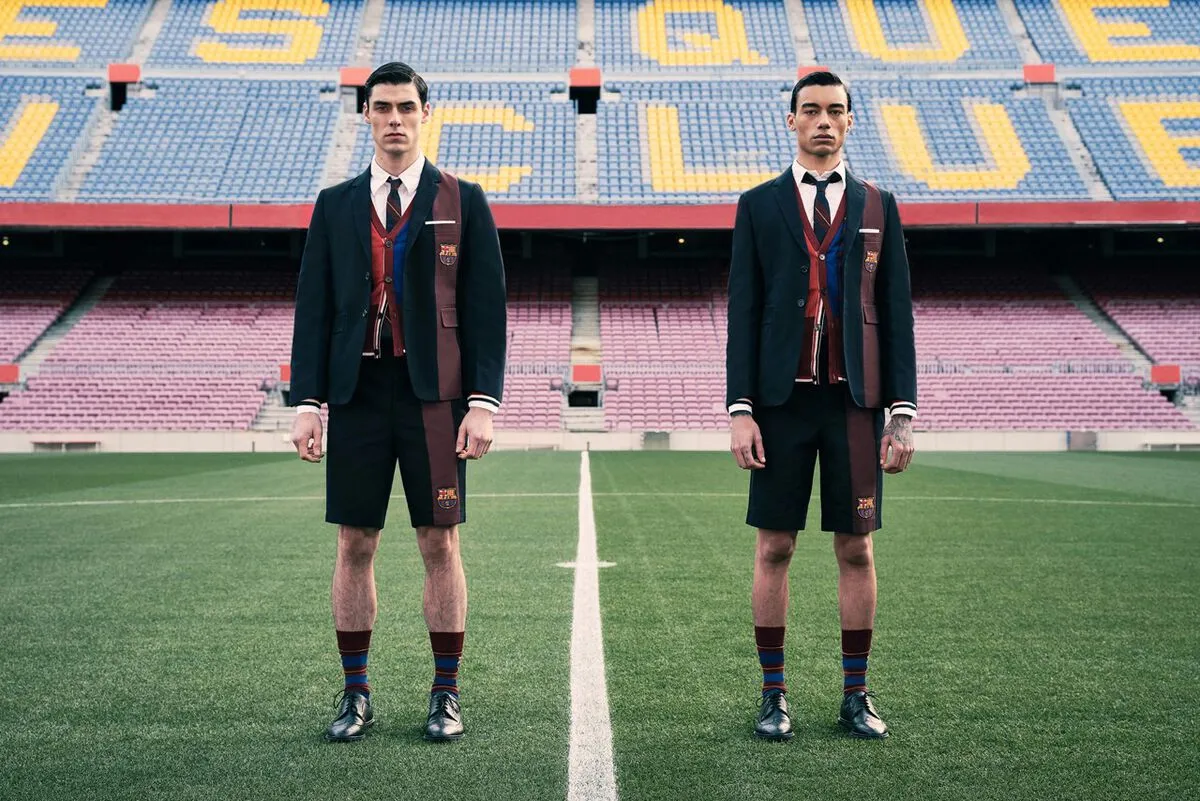 Thom Browne x FC Barcelona: Khi trang phục thể thao được lấy cảm hứng từ suit