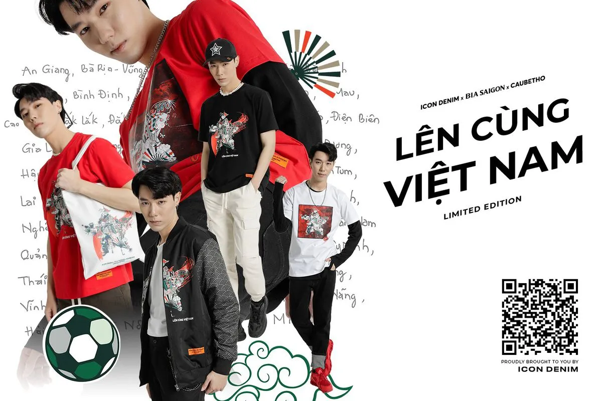ICON DENIM ra mắt Bộ sưu tập "Lên cùng Việt Nam" hợp tác cùng Bia Saigon và Cậu Bé Thỏ