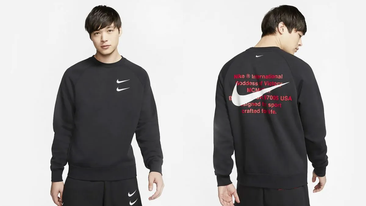 Một Swoosh chưa đủ, Nike “phá cách” với tận 2 dấu Swoosh trong chuỗi sản phẩm mới