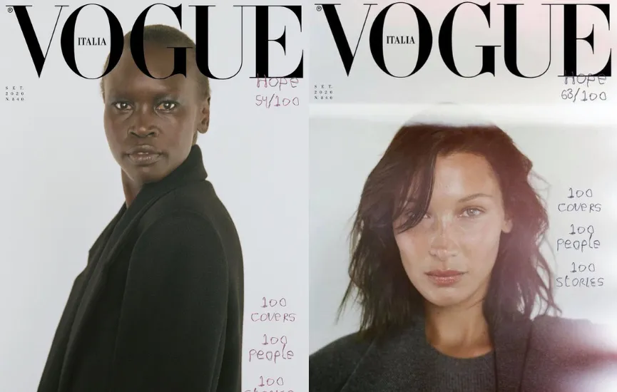 Phía sau trang bìa: Câu chuyện nhân văn được kể qua ấn phẩm Vogue Italy số tháng 9