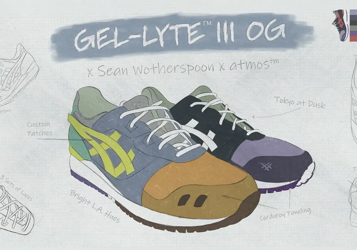 ASICS công bố thời điểm phát hành cho thiết kế hợp tác cùng Sean Wotherspoon
