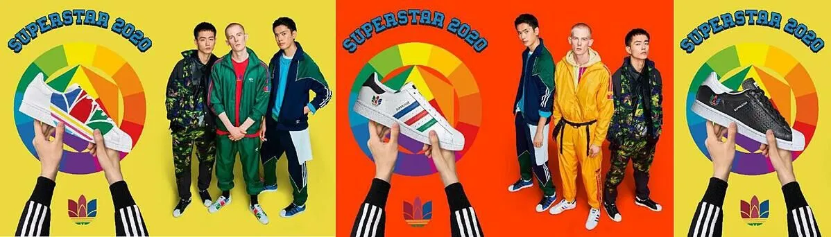 Như bơi trong bể màu cùng thiết kế Superstar x adicolor rực sắc