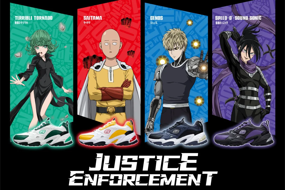 Skechers kết hợp cùng One Punch Man ra mắt những đôi sneaker "siêu anh hùng"