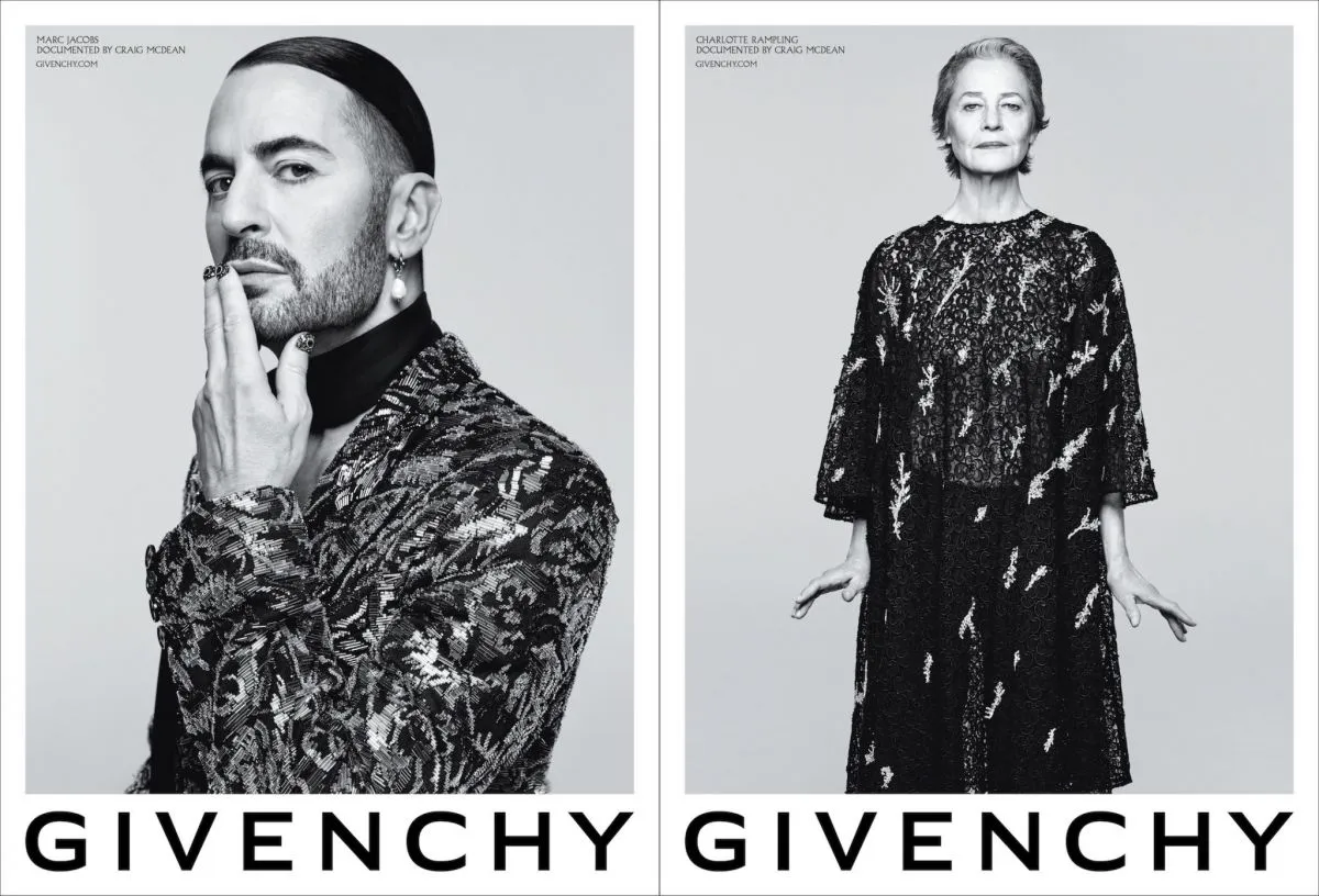 Những lúc không thiết kế, Marc Jacobs cộng tác cùng Givenchy trong vai trò người mẫu
