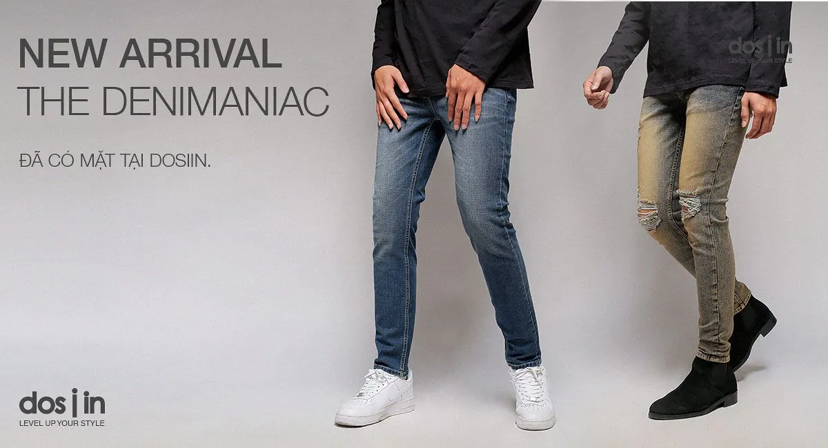 Denimaniac ra mắt loạt quần jeans mới dành riêng cho những chàng trai thành thị