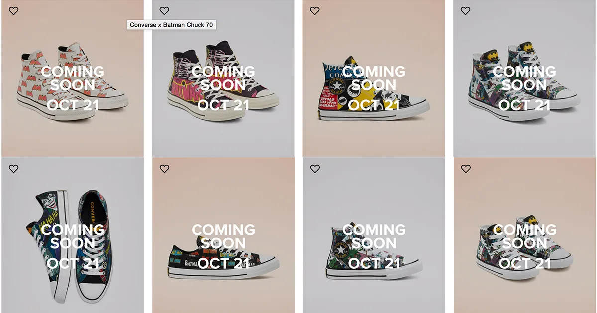 BST Converse kỉ niệm 80 tuổi của Batman đã sẵn sàng xuất kích